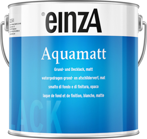 einzA Aquamatt 750 ml weiß matt